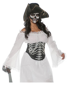 Skelett Mieder für Halloween