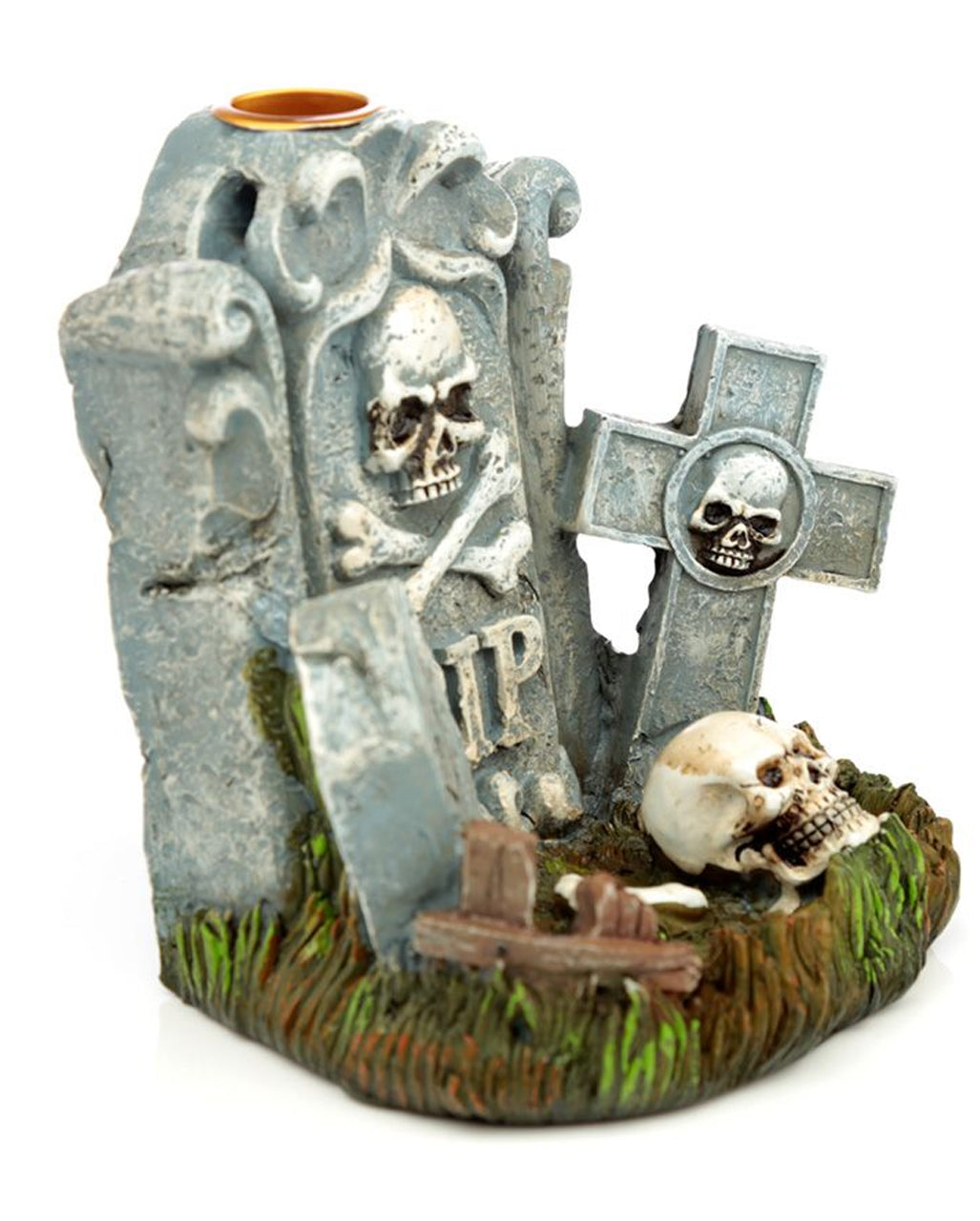 Halloween RIP Tombstone Backflow Incense Cone Holder