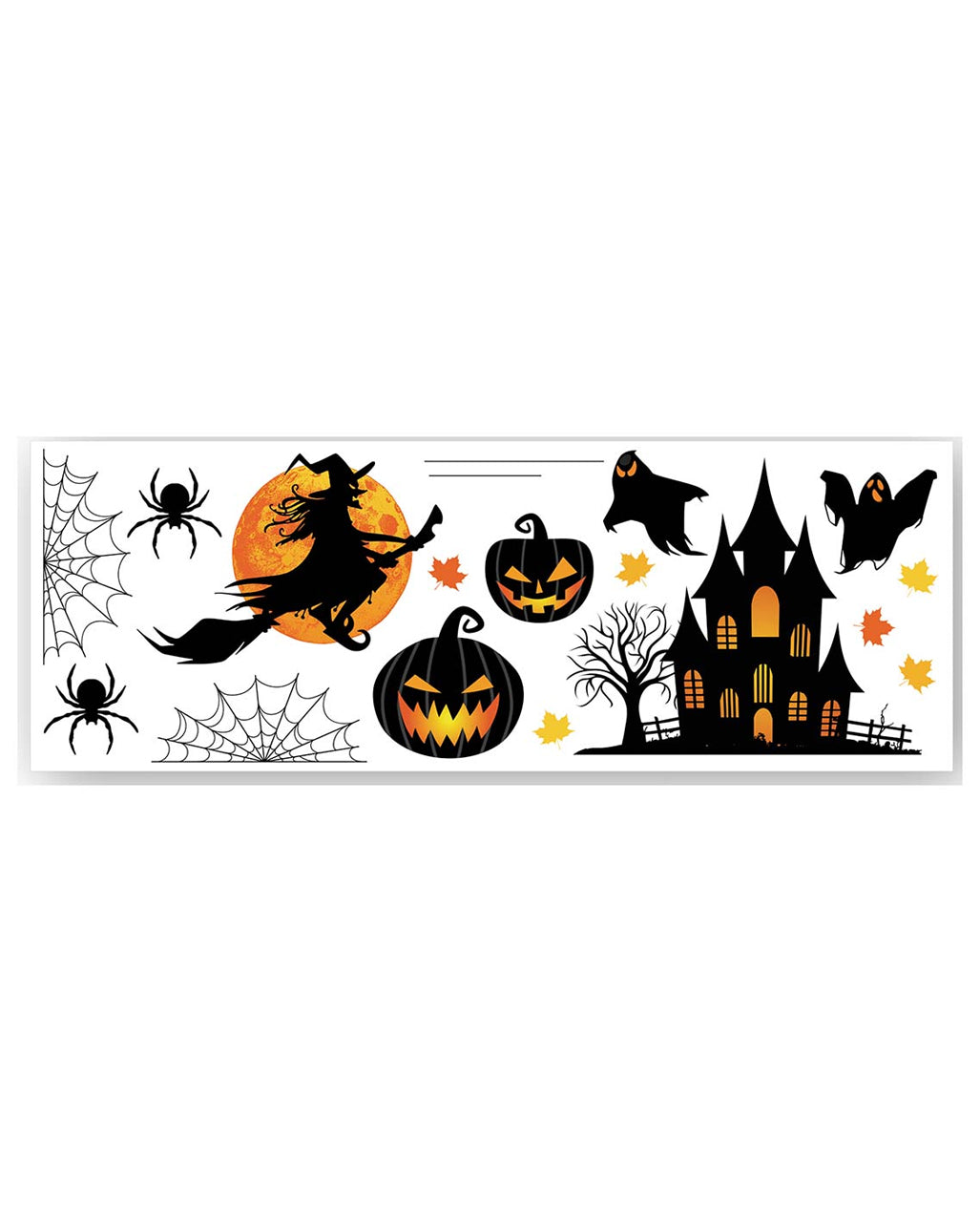 Halloween Silhouetten Wand Sticker