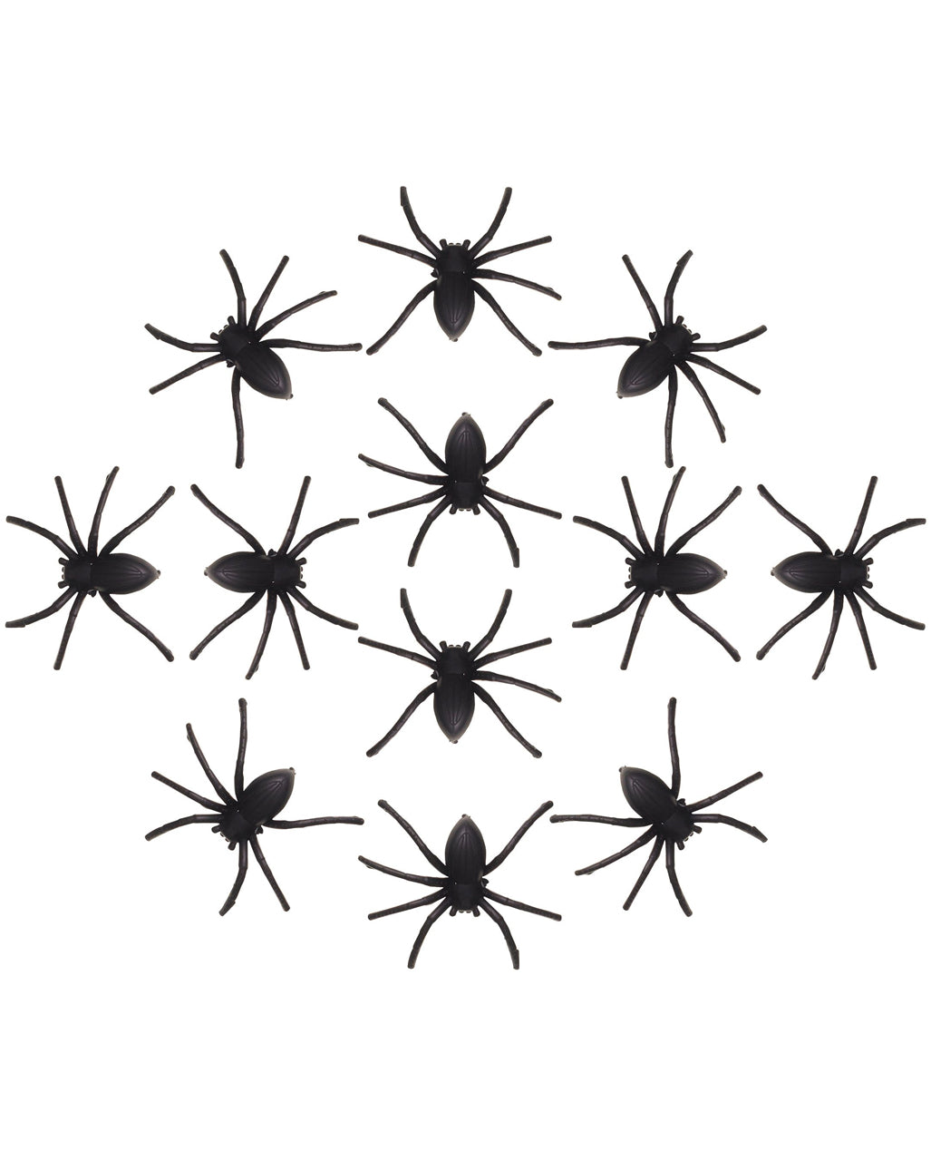12 Halloween Spinnen