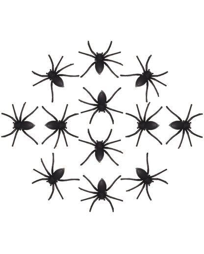 12 Halloween Spinnen