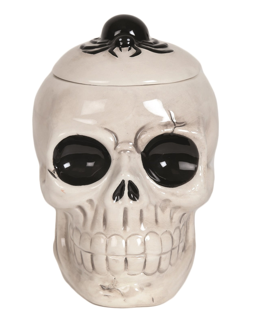 Calavera De Halloween Con Araña Lámpara De Té Perfumada 14cm