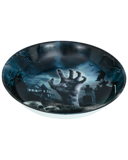 Halloween Zombie Graveyard Bowl