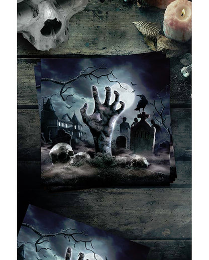 Halloween Zombie Friedhof Servietten 12 St.