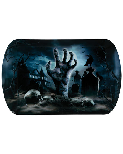 Halloween Zombie Graveyard Tray