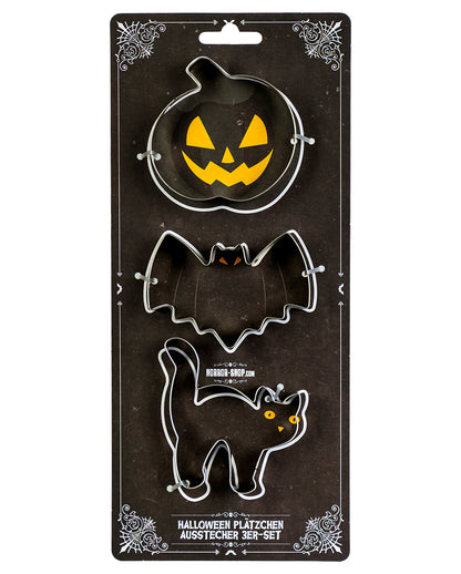 Halloween Plätzchen Ausstecher 3er-Set
