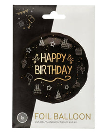 Happy Birthday Shining Glam - Foilenballon 45cm