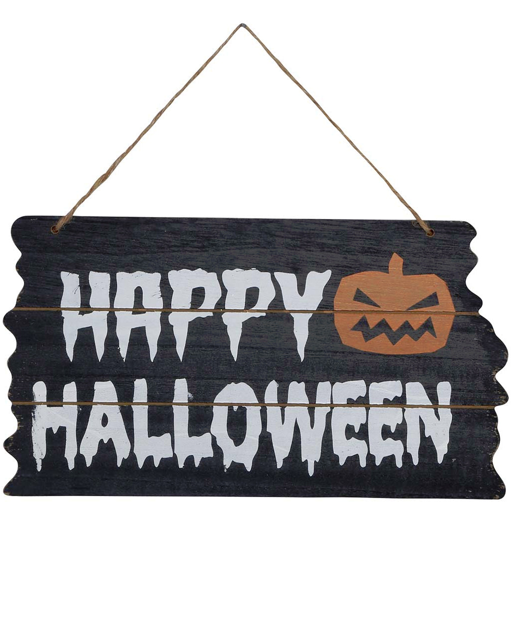 Happy Halloween Houten Bord 19x34cm