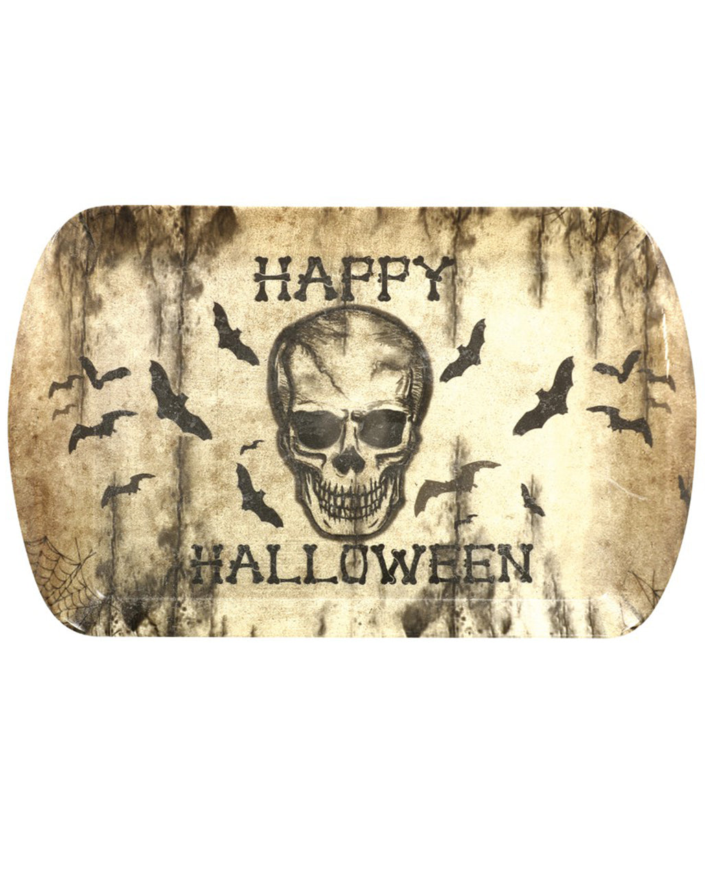 Happy Halloween Skull Tray