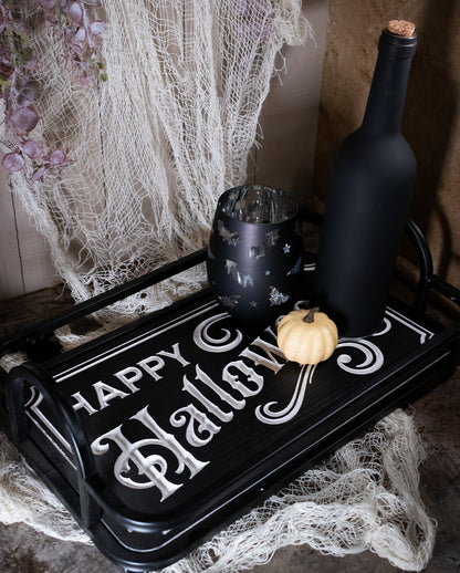 Vrolijk Halloween Houten Dienblad