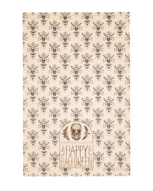 Vintage Happy Halloween & Skull Geschirrtuch