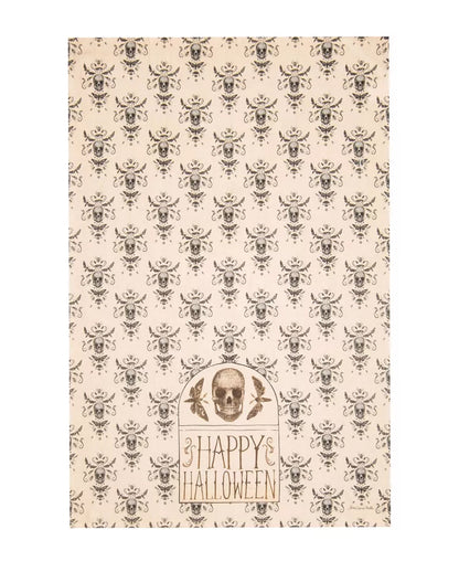 Vintage Happy Halloween & Skull Geschirrtuch