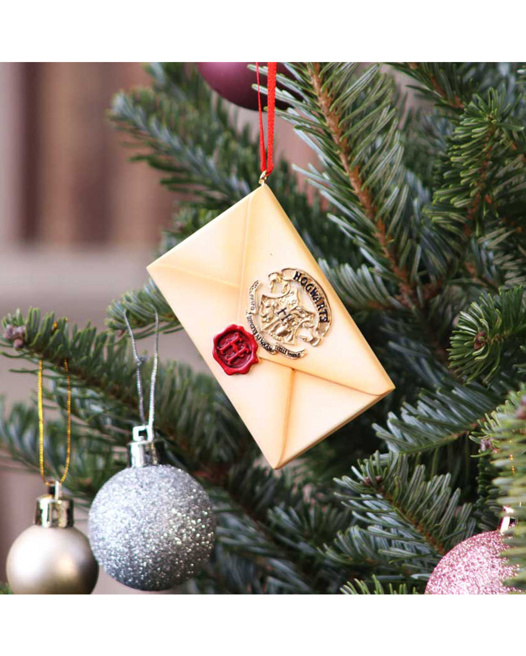 Harry Potter Hogwarts Brief Christbaumkugel