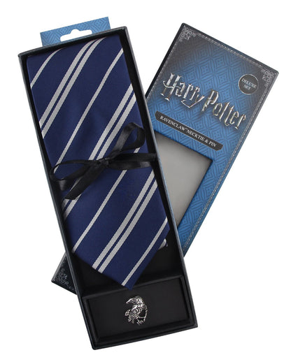 Cravate Harry Potter Ravenclaw Avec Pin's