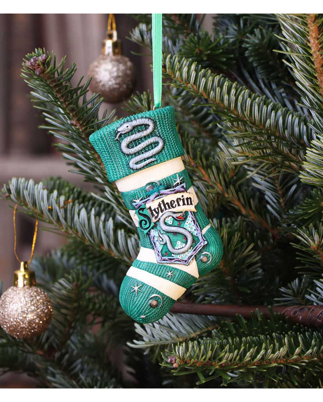 Harry Potter Slytherin Socke Christbaumkugel