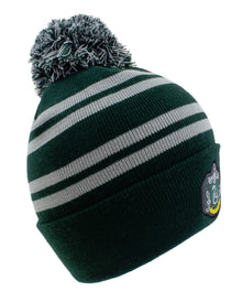 Harry Potter Slytherin Strickmütze mit Bommel