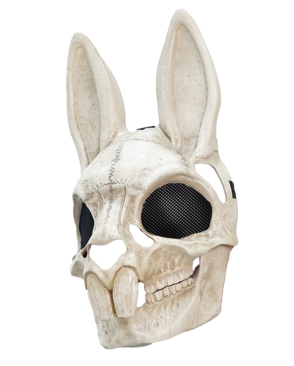 Hasen Skelettschädel Maske
