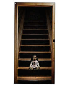 Haunted Doll Fake Door & Wall Decoration 98x200cm