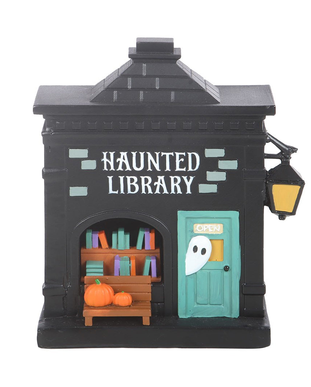 „Haunted Library“ LED Leuchtdekoration 13cm