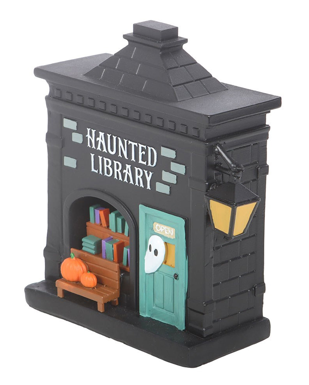 „Haunted Library“ LED Leuchtdekoration 13cm