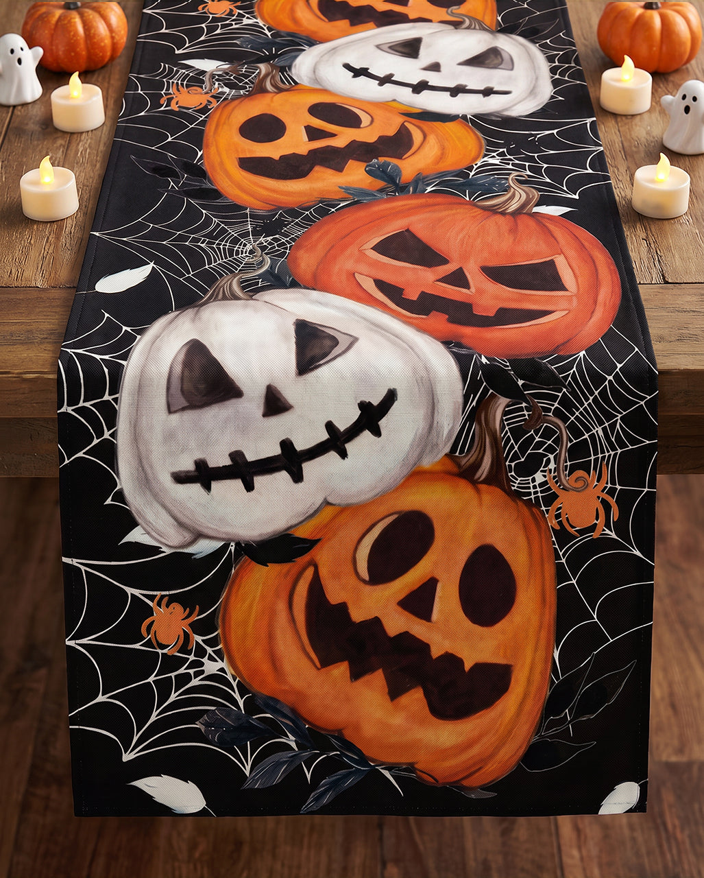 Haunted Pumpkin Night Tischläufer 183cm