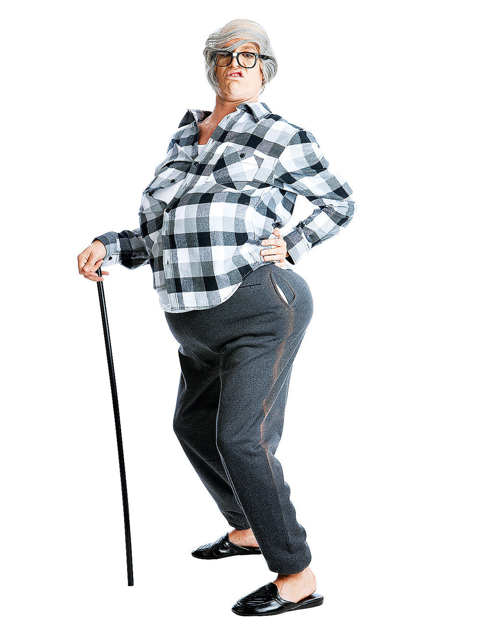 Hautfarbener Fat Suit