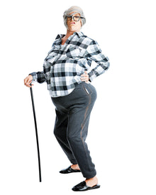 Hautfarbener Fat Suit