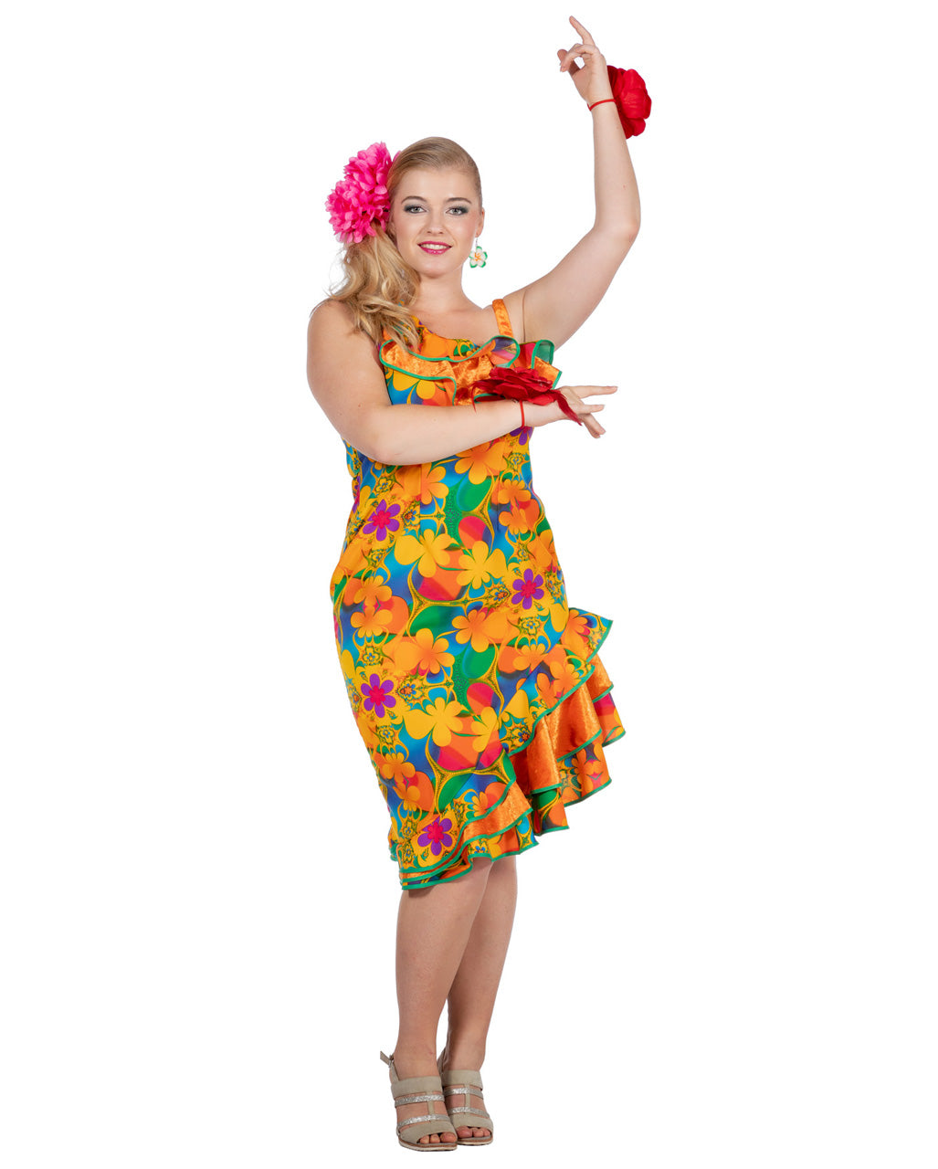 Hawaii Blüten Kleid
