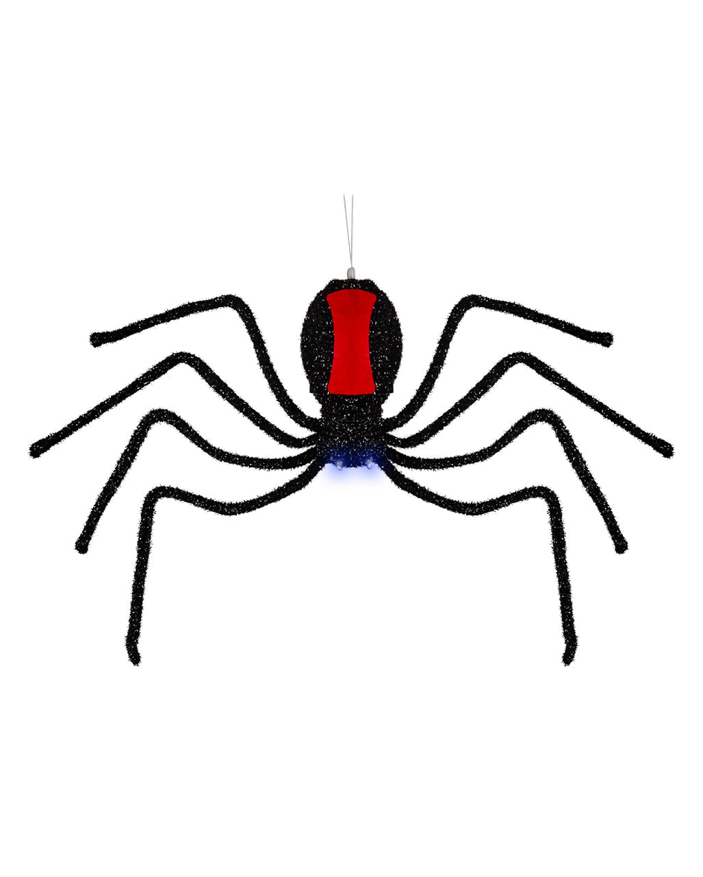Sich Abseilende Schwarze Witwe Halloween Animatronic 58cm