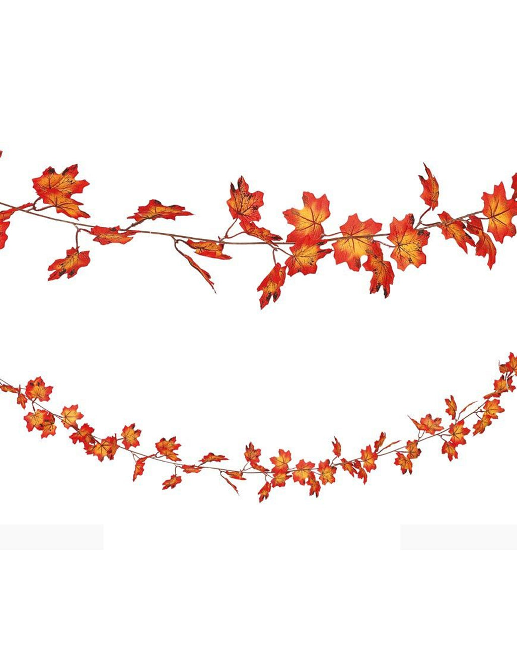 Herbstliche Ahornblatt Girlande 190 cm