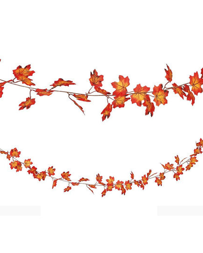 Herbstliche Ahornblatt Girlande 190 cm