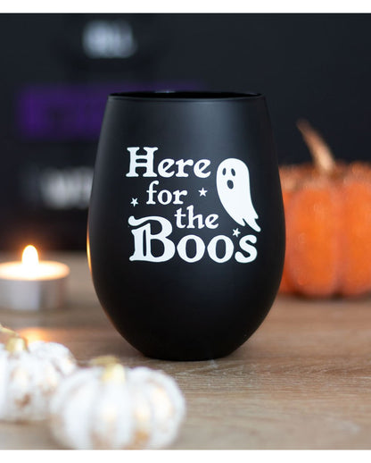 Here for the Boos Halloween Cocktail Glas