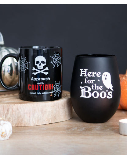 Here for the Boos Halloween Cocktail Glas