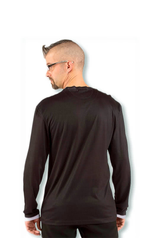 Gentleman Shirt mit Anzug Aufdruck