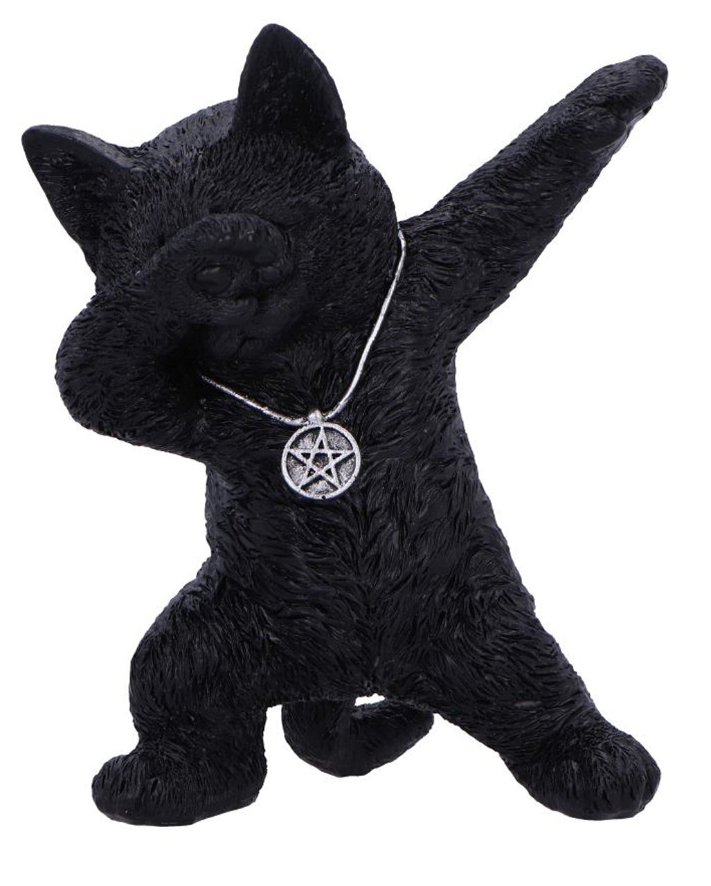 Hex & Flex Schwarze Katzenfigur 13,5cm