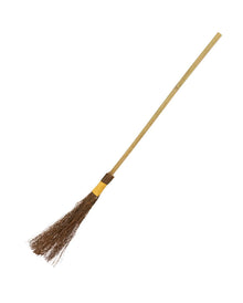 Magischer Hexenbesen aus Naturmaterialien 100cm
