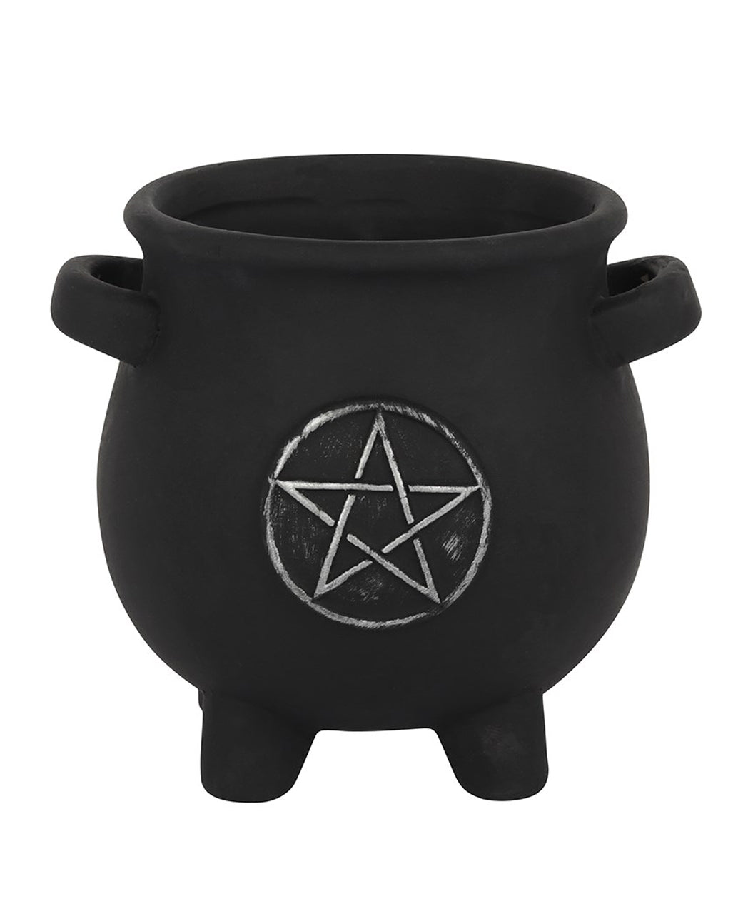Witch Cauldron With Pentagram Plant Bowl