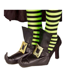 Hexenschuh mit Brosche Schuhüberzieher