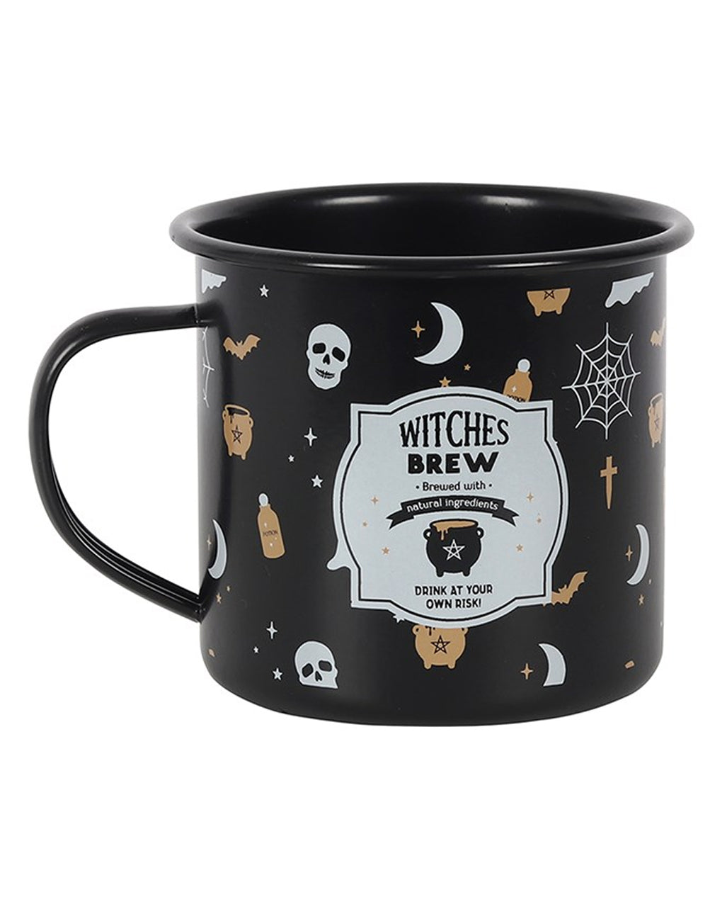Hexentrank Emaille Tasse