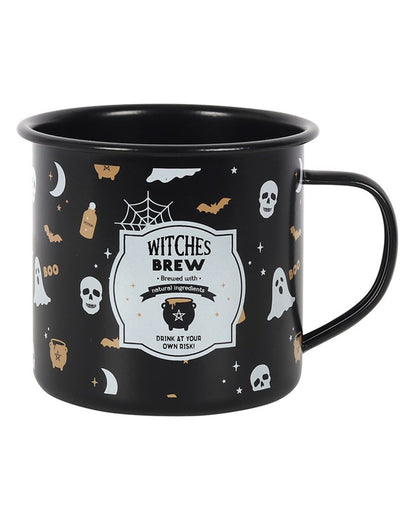 Hexentrank Emaille Tasse