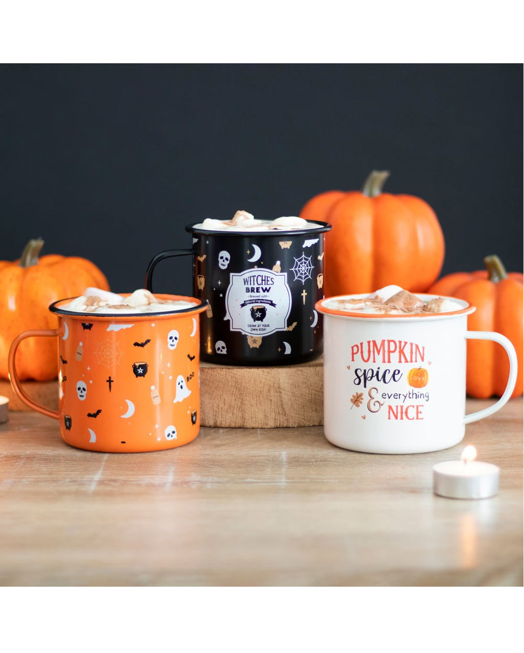 Hexentrank Emaille Tasse