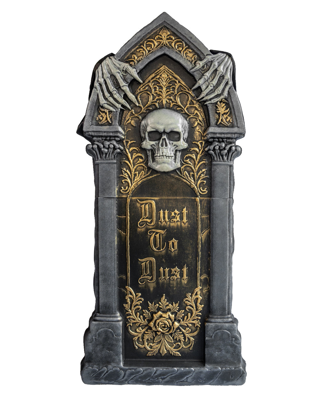 Hinter dem Grabstein Hervorhebender Fetzenreaper Animatronic 140cm
