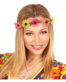 Hippie Haarband mit Blümchen
