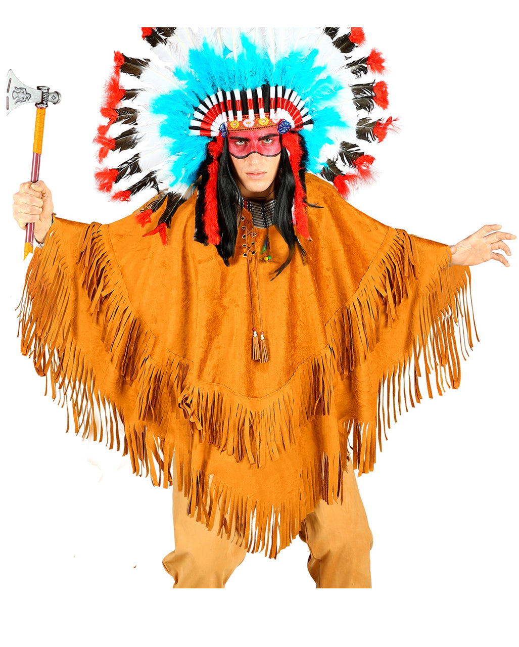 Poncho Hippie Con Frange