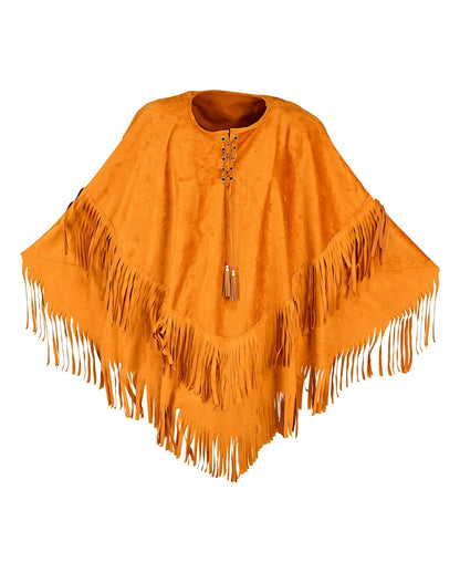 Poncho Hippie Con Frange