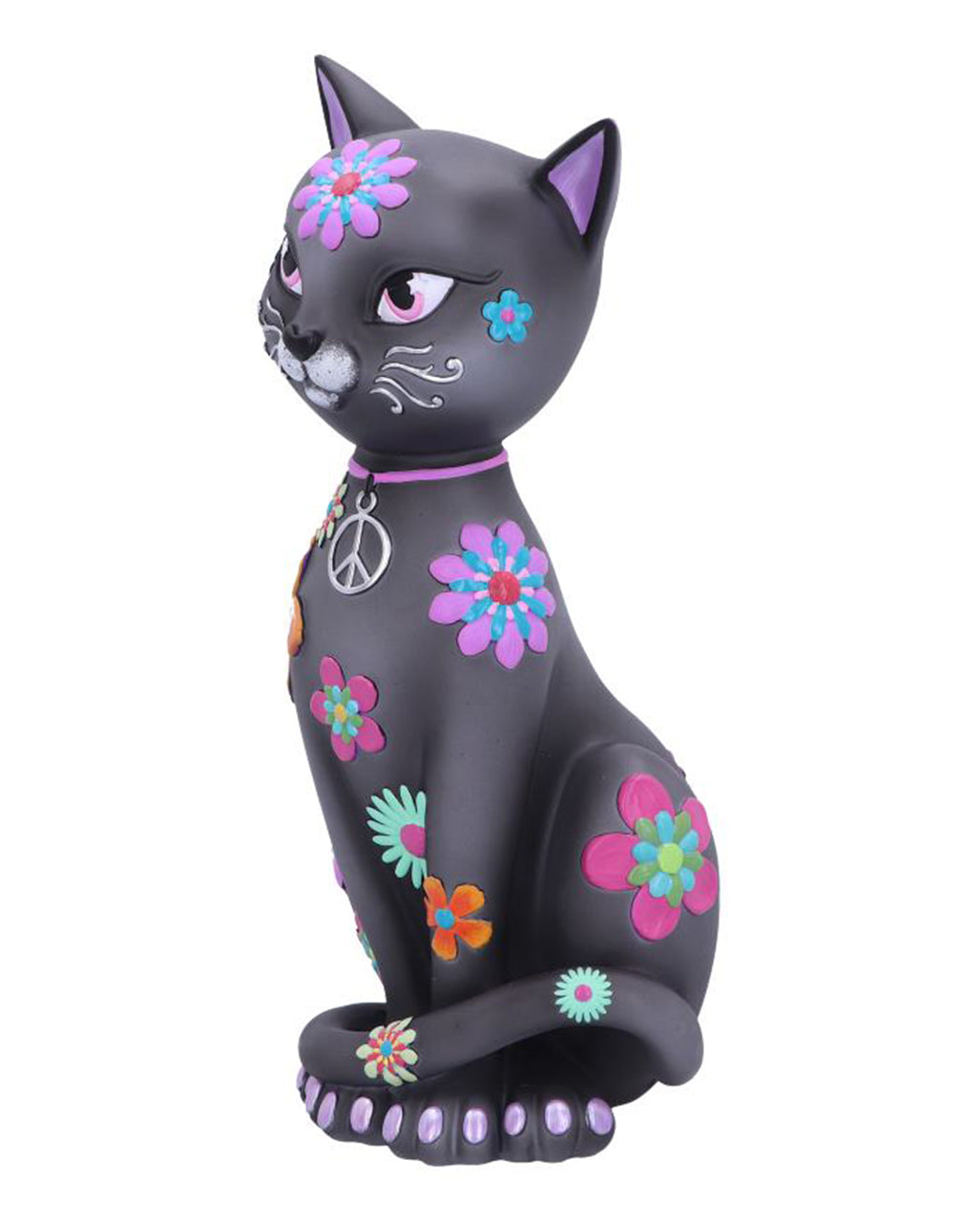 Fröhliche Katzenfigur 26cm
