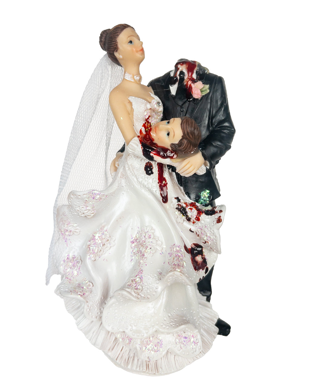 Wedding Couple With Decapitated Groom 17cm
