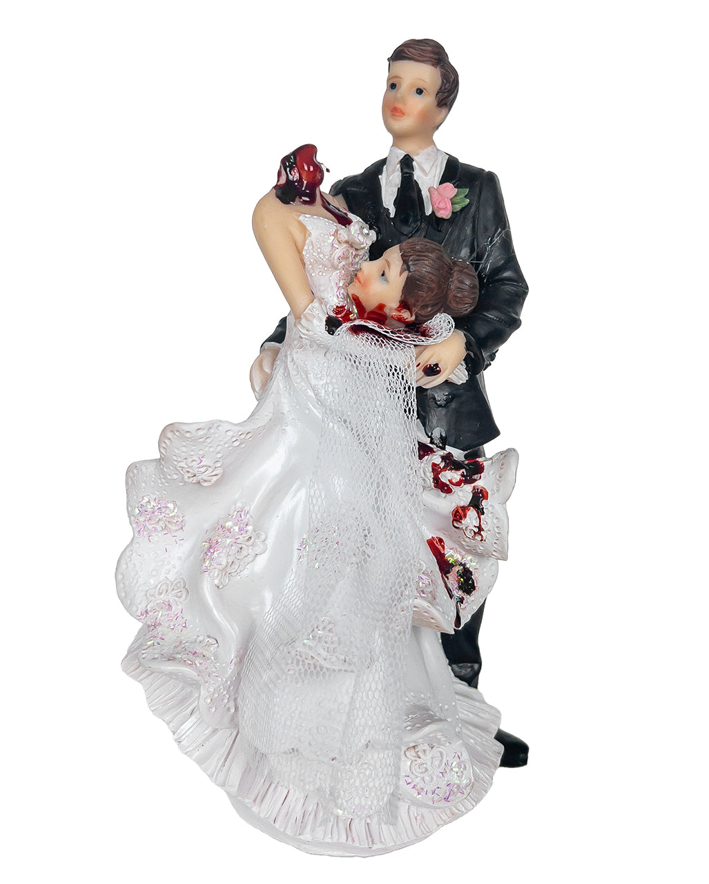 Coppia Di Sposi Con Sposa Decapitata 17cm