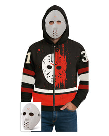 Hockey Killer herenhoodie met masker