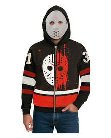 Hockey Killer herenhoodie met masker